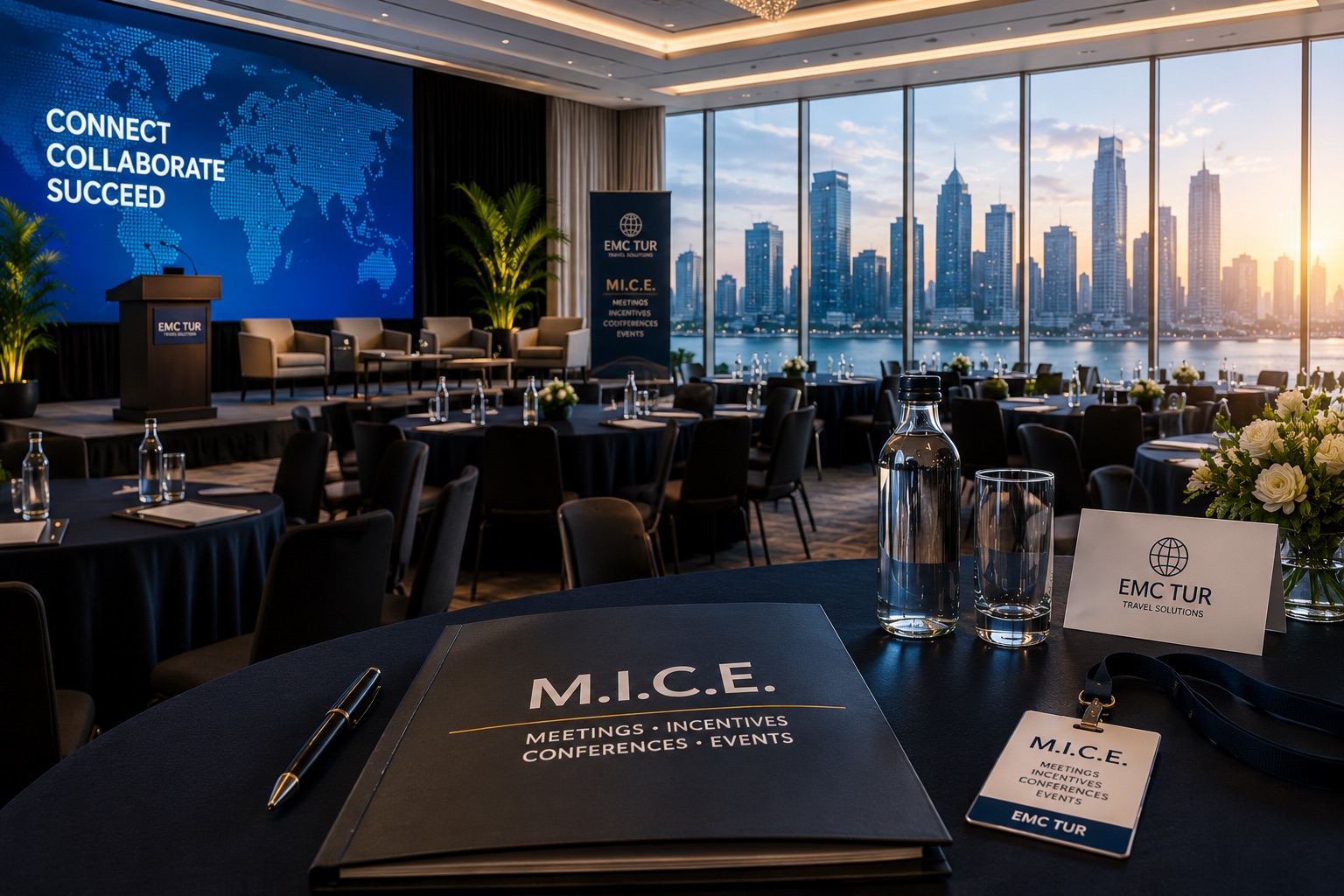 EMC TUR provides comprehensive M.I.C.E. solutions for corporate clients, including meetings, incentive travel programs, conferences, exhibitions and business events.